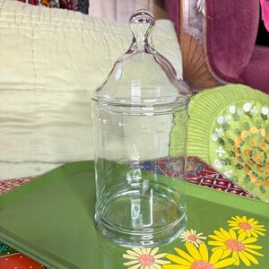 70s Libbey Glass Bonbon Canister